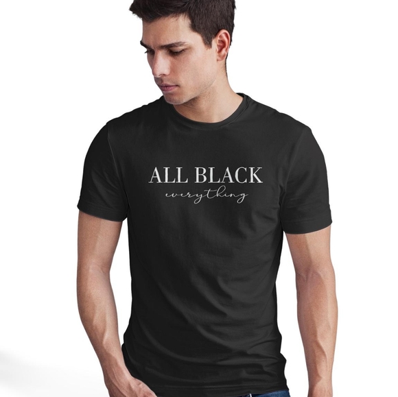 ALL BLACK graphic t-shirt - Picture 6 of 6